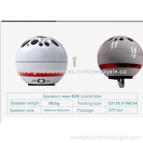 Portable mini colorful ball Bluetooth speaker